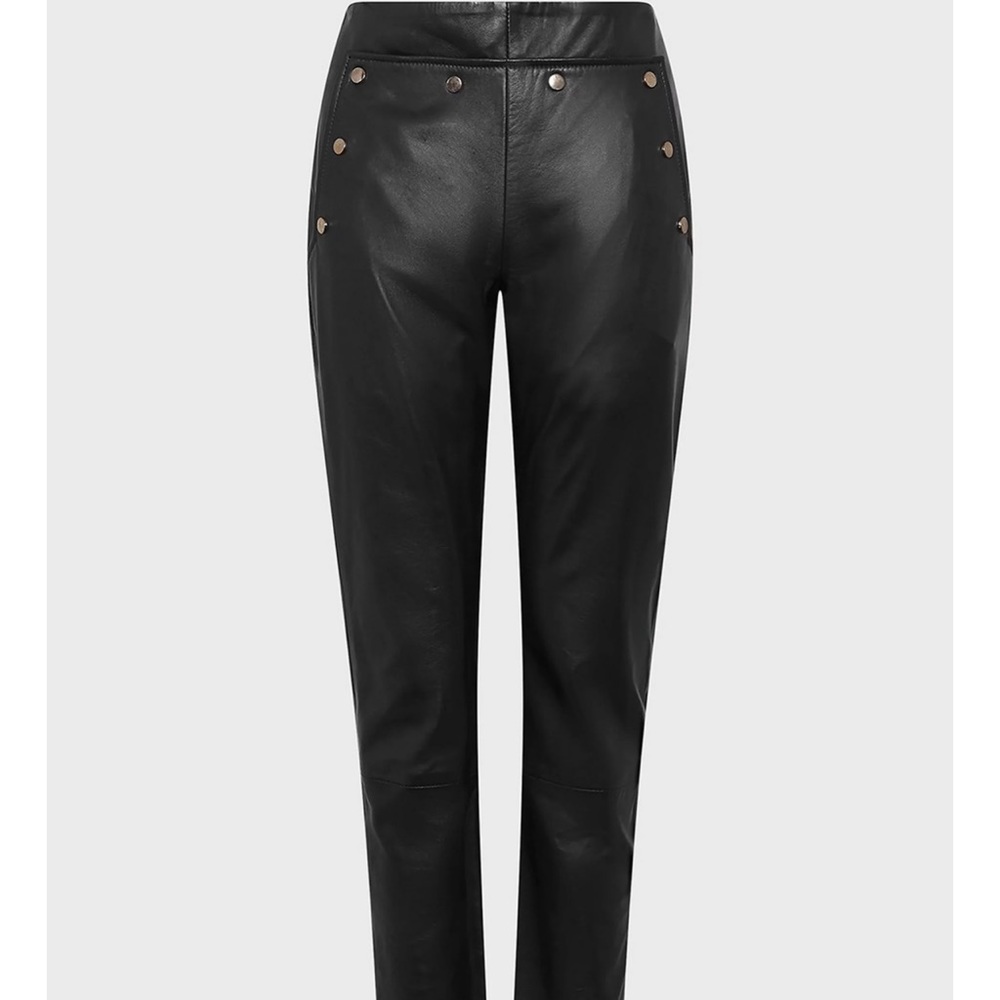 Karen millen, Leather Button Detail Trouser